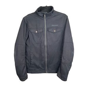 Marmot Men's Hawkins Fleece Jacket Midweight Full-Zip Black Size‎ Small
